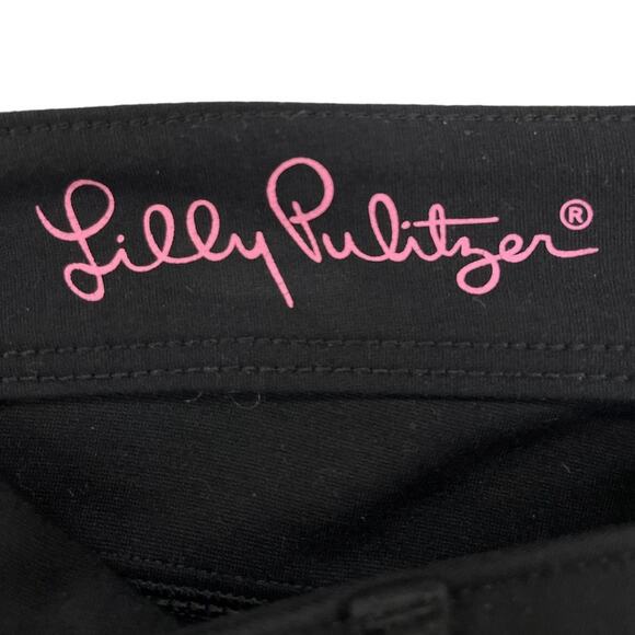 Lilly Pulitzer Black Travel Jeans Stretchy 5 Pocket Women's Size 6 - Picture 2 of 5